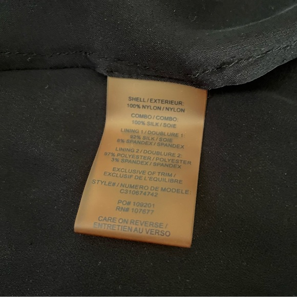 Alice + Olivia Black Lace Long Sleeve Open Back Dress size XS - Picture 14 of 14